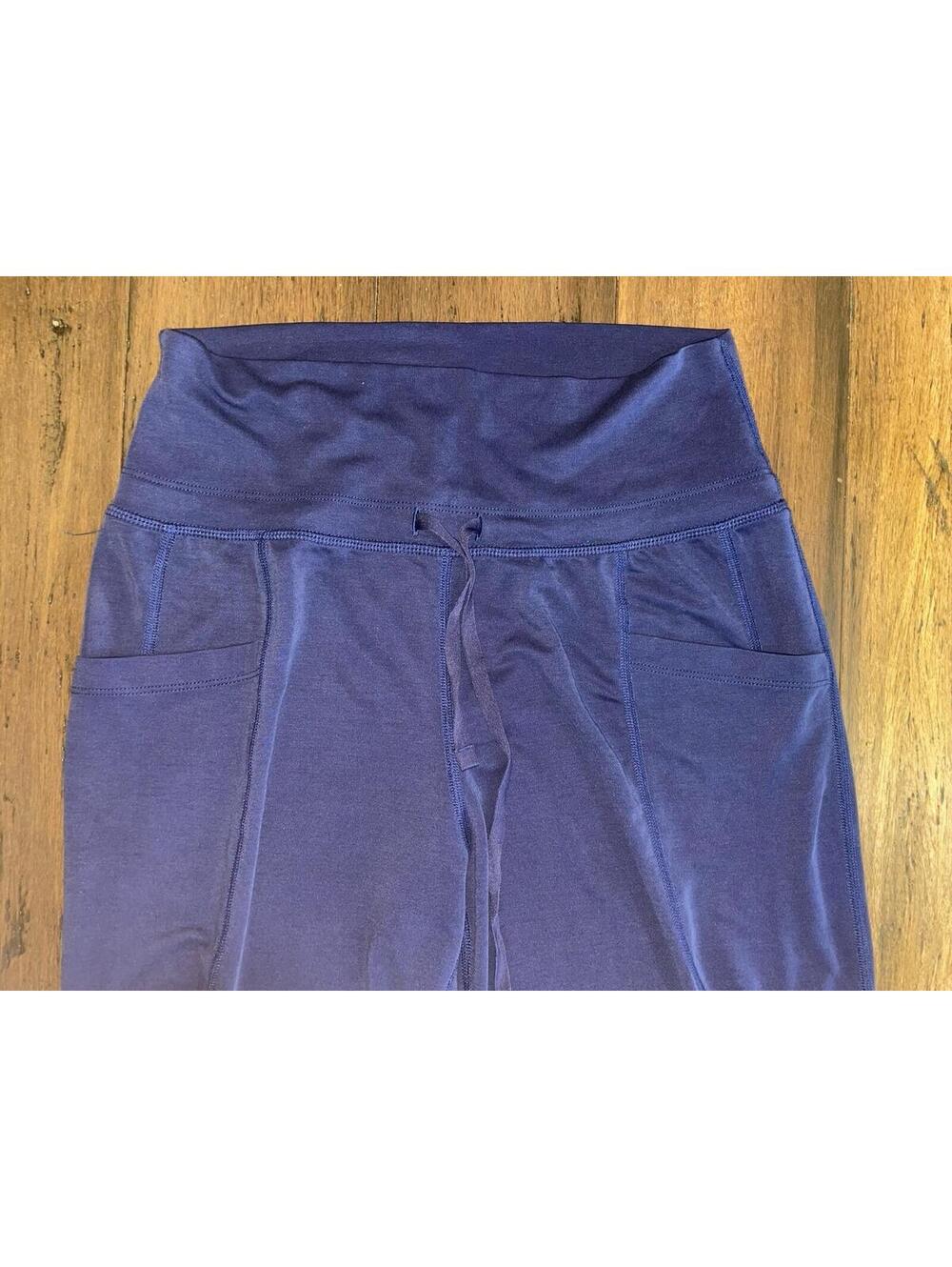 Fabletics PureLuxe Yoga Pants Leggings Sz S Tie Waist Front Pockets Loungwear